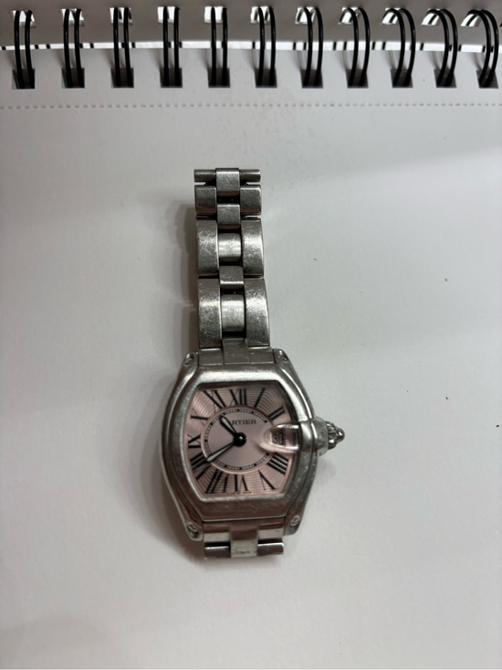 Cartier Accessories - Cartier Roadster Women’s Stainless Steel Watch with Pink Dial